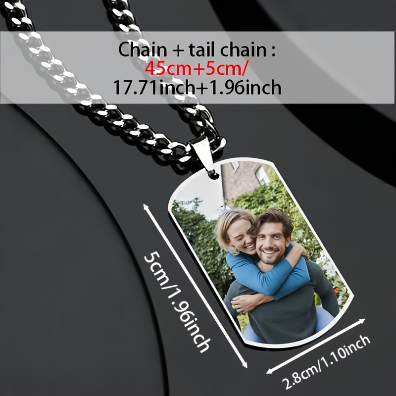 Custom Sunflower Clasp Necklace with Personalized Photo